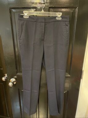 J. Crew Kate Straight Leg Pants Navy Blue Size 8